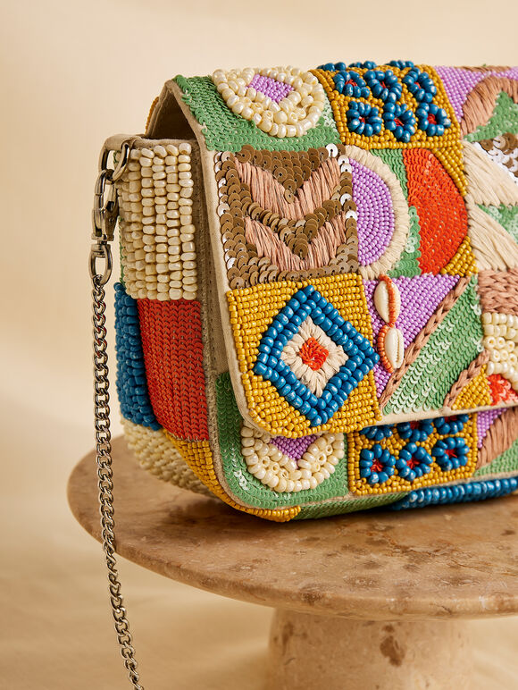 Handwork Embellished Summer Bag, Assorted, large