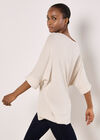 Soft Touch Batwing Top, Stone, large