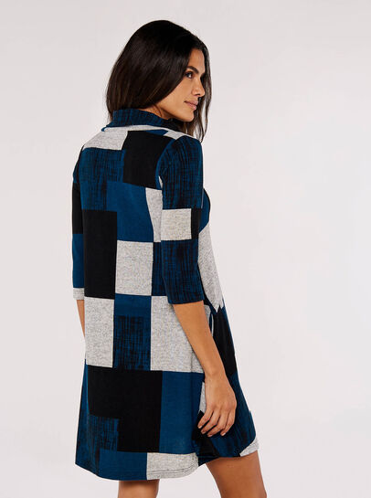 Colour Block Swing Mini Dress