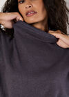 Soft Touch Ruched Top, Dark Grey - Charcoal, large