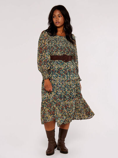 Curve Daisy Midi Dress