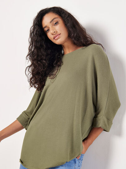 Soft Touch Batwing Top