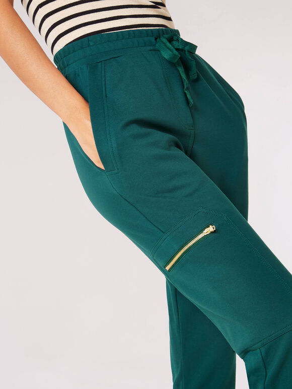 Pantalon de jogging cargo à jambe slim, vert, grand