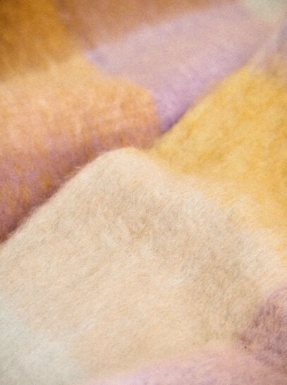 Pastel Colour Block Soft Scarf