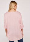 Soft Touch Batwing Top, Pink, large