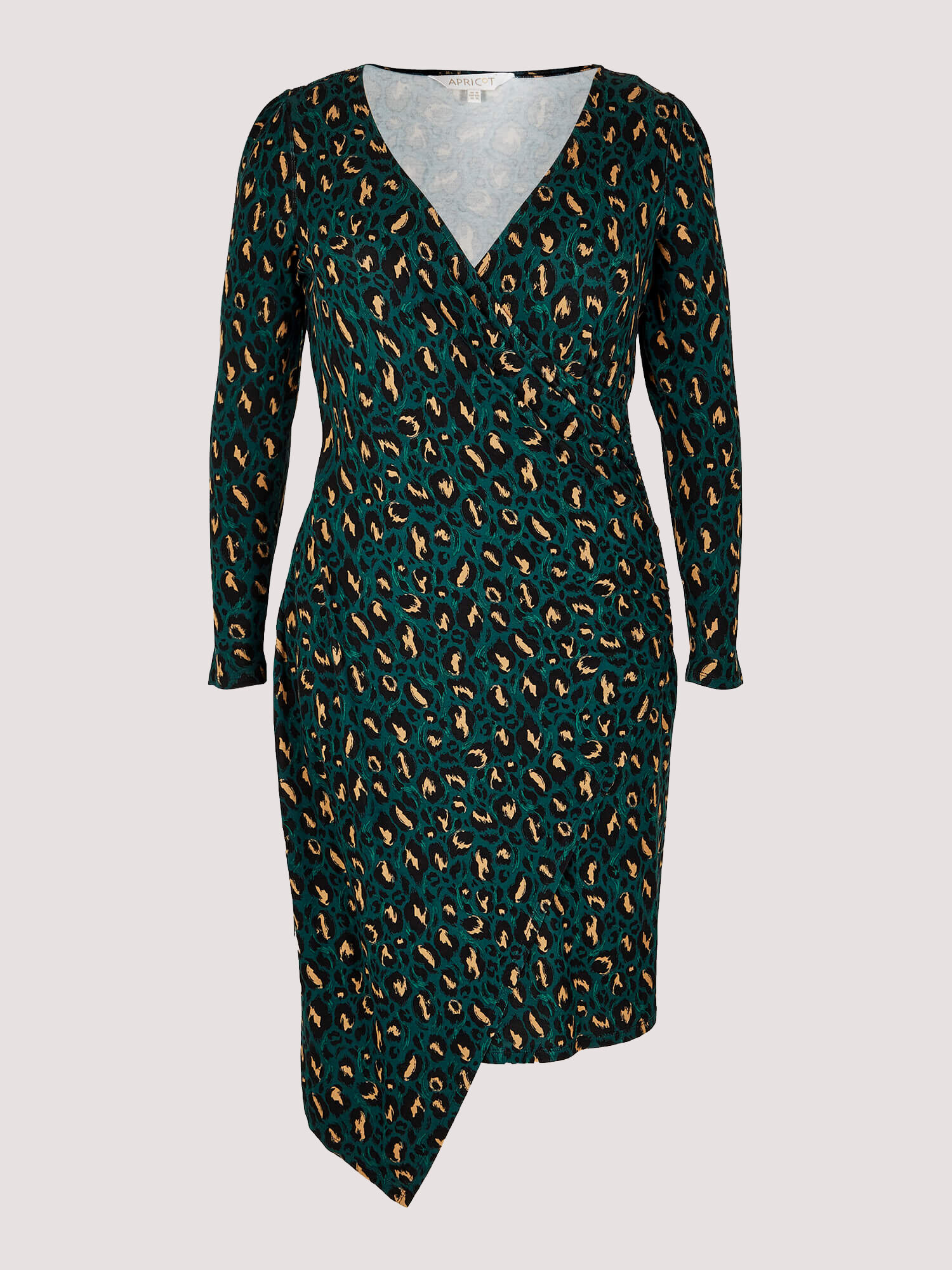 Cheetah wrap dress clearance