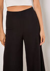 Soft Touch Wide Leg Joggers, Black, large