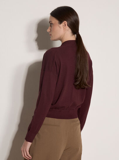 Soft Fine Knit Wrap Jumper