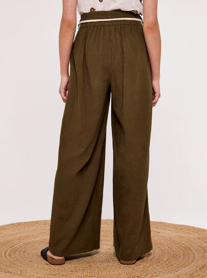 Classic Waist Palazzo Trouser