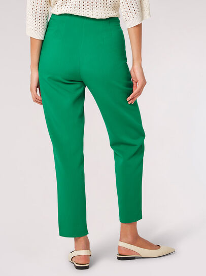 Pintuck Pleat Tailored Trousers