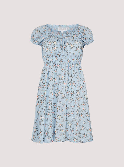Orchid Milkmaid Mini Dress