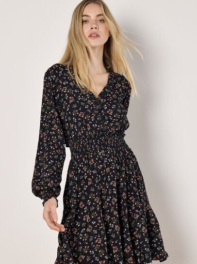 Ditsy Floral Mini Dress