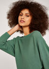 Clean Look Batwing Jumper, Teal, large