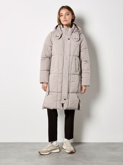 Longline Padded Puffer Coat