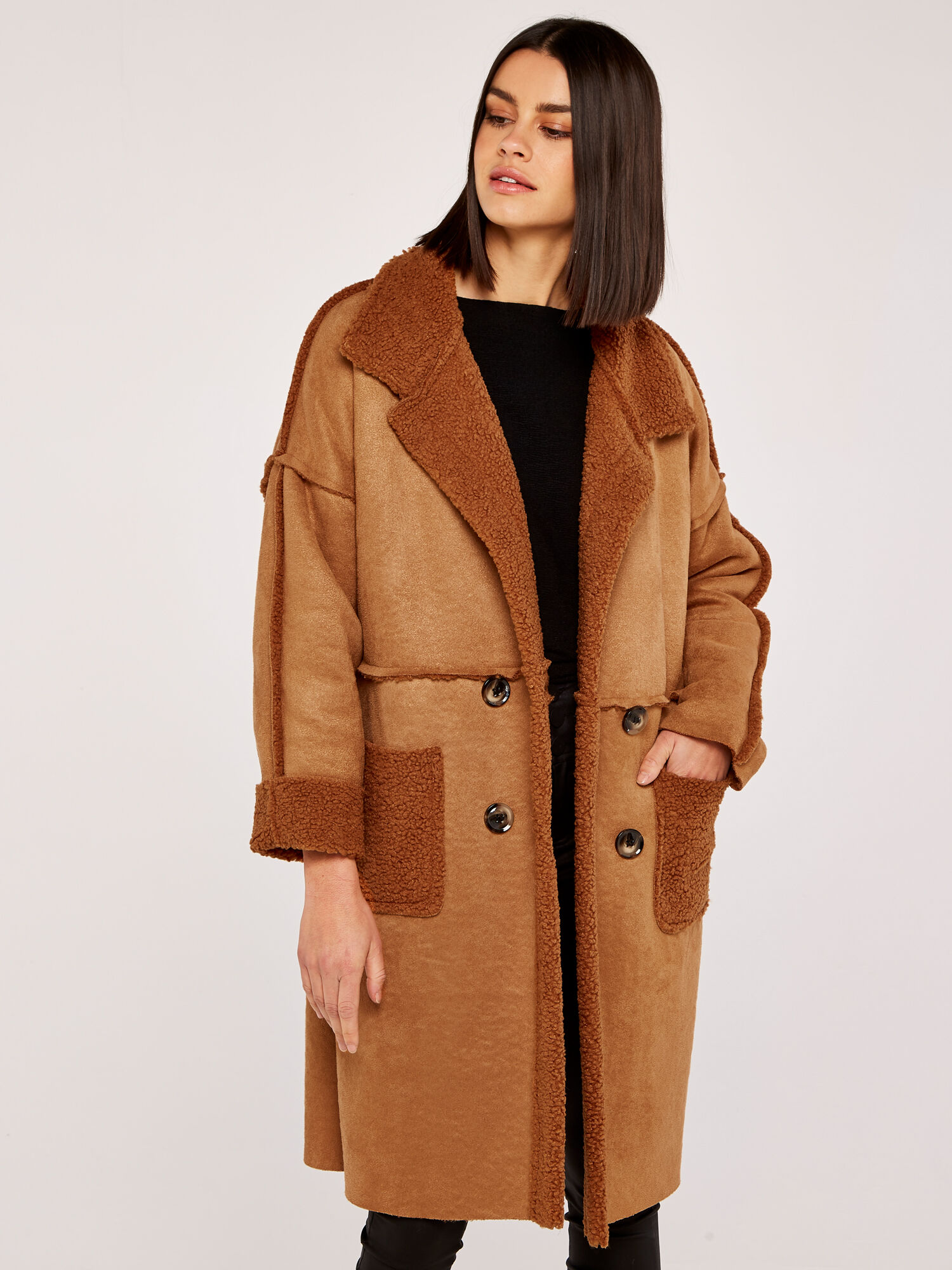 Apricot coats online