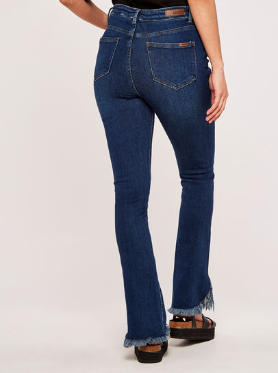 Sofia Frayed Hem Mid Rise Jean