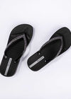 Wedge Sandals, Black, large