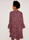 Leopard Print Dress, Lilac, large