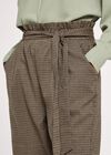 Paperbag Check Trouser, Stone, large