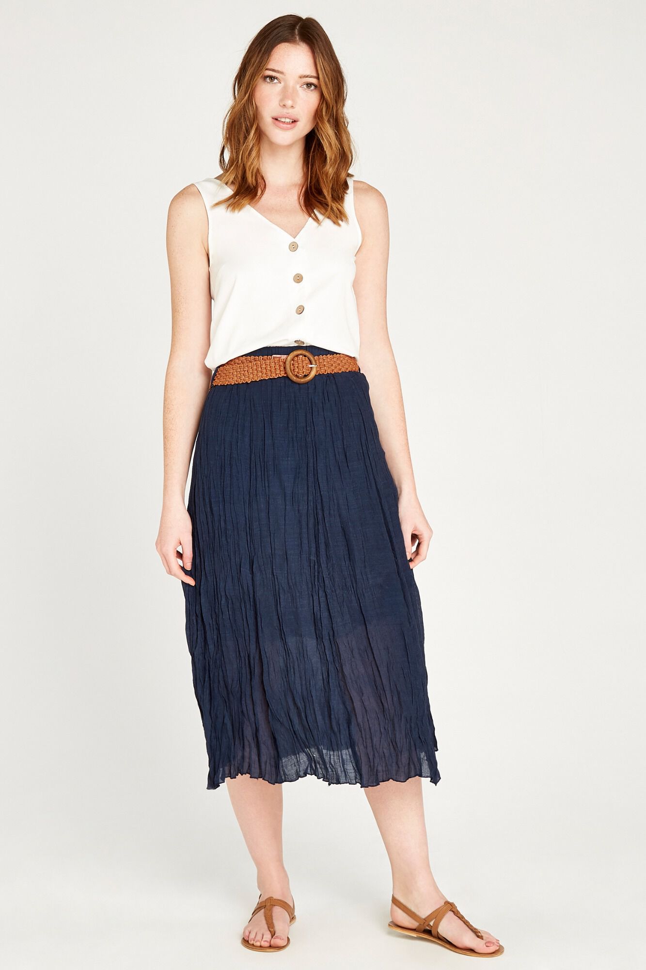 Crinkle skirt store