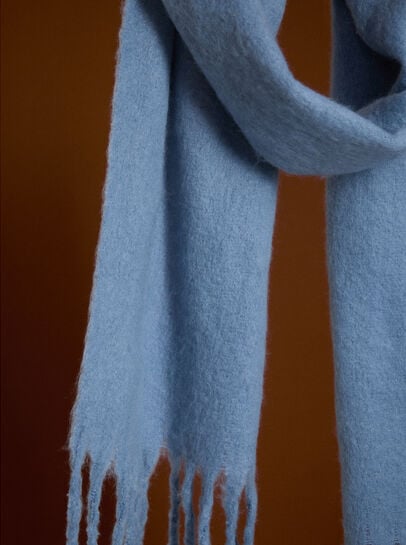 Soft Boucle Knit Scarf