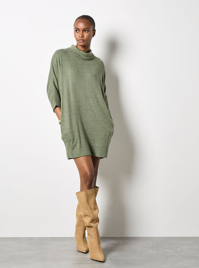 Soft Touch Cocoon Mini Dress