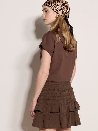 Crochet Tiered Mini Skort