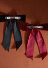 Velvet Bow Hair Clips, Pack Of 2, Assorted, large