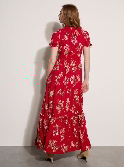 Watercolour Floral Maxi Dress