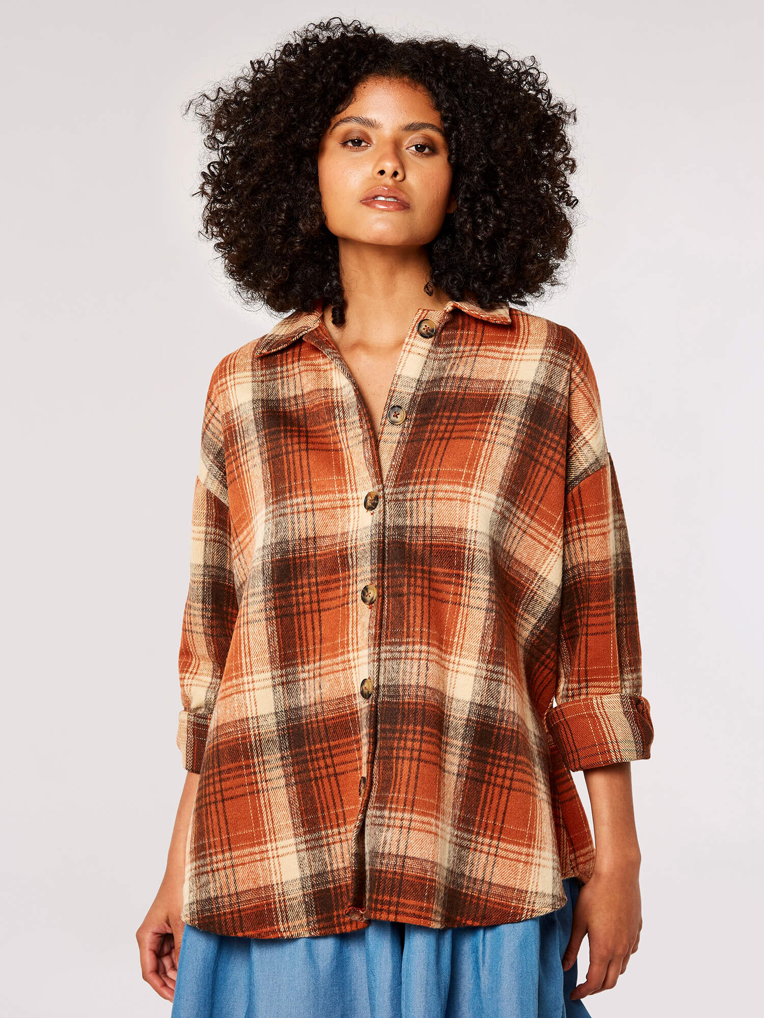 【Raucohouse】Margaret check shirt Raucohouse