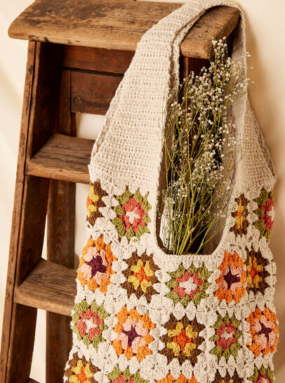 White Crochet Bag