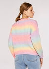 Rainbow Fisherman Jumper, Purple, large