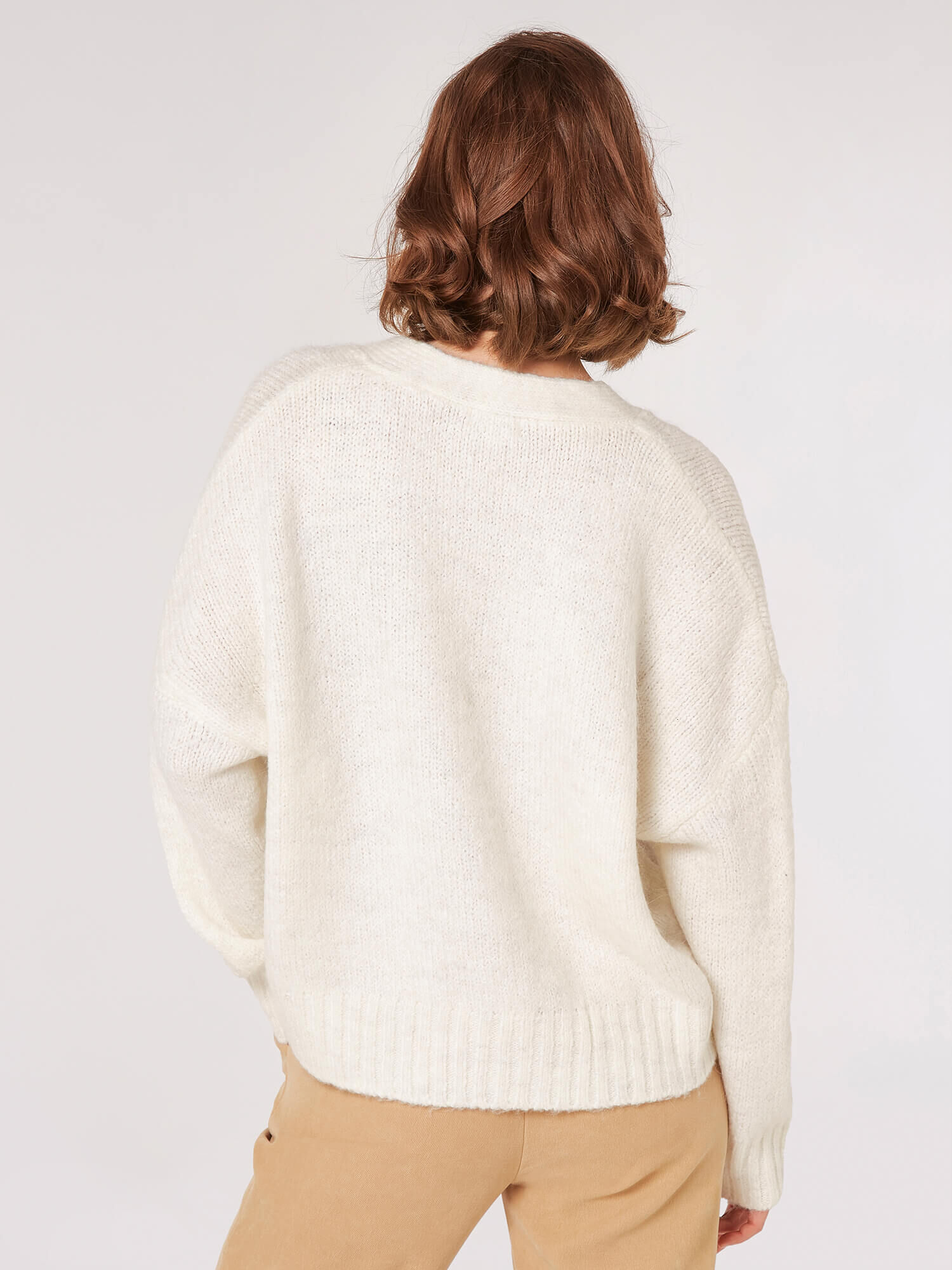 Cropped fisherman pullover sales