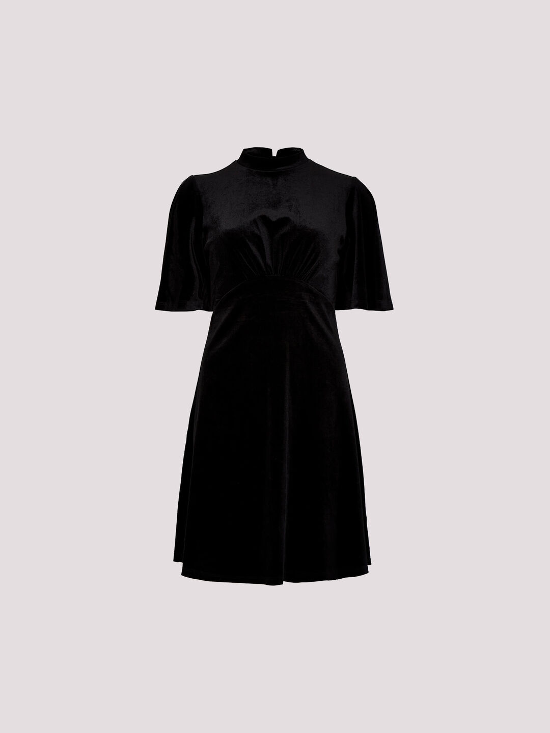 black velvet short sleeve dress Sea New York Olive Velvet Norabelle Short Sleeve Mini Dress Olive / 0 main image 0