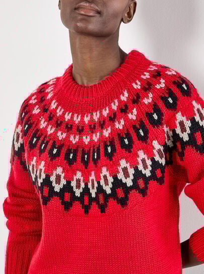 Fair Isle Chunky Knit Jumper