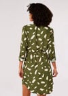 Utility Mini Dress , Khaki, large