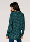 Geometric Diamond Shirt, Navy, large