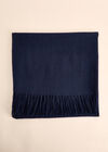 Lightweight Summer Pashmina, Navy, large