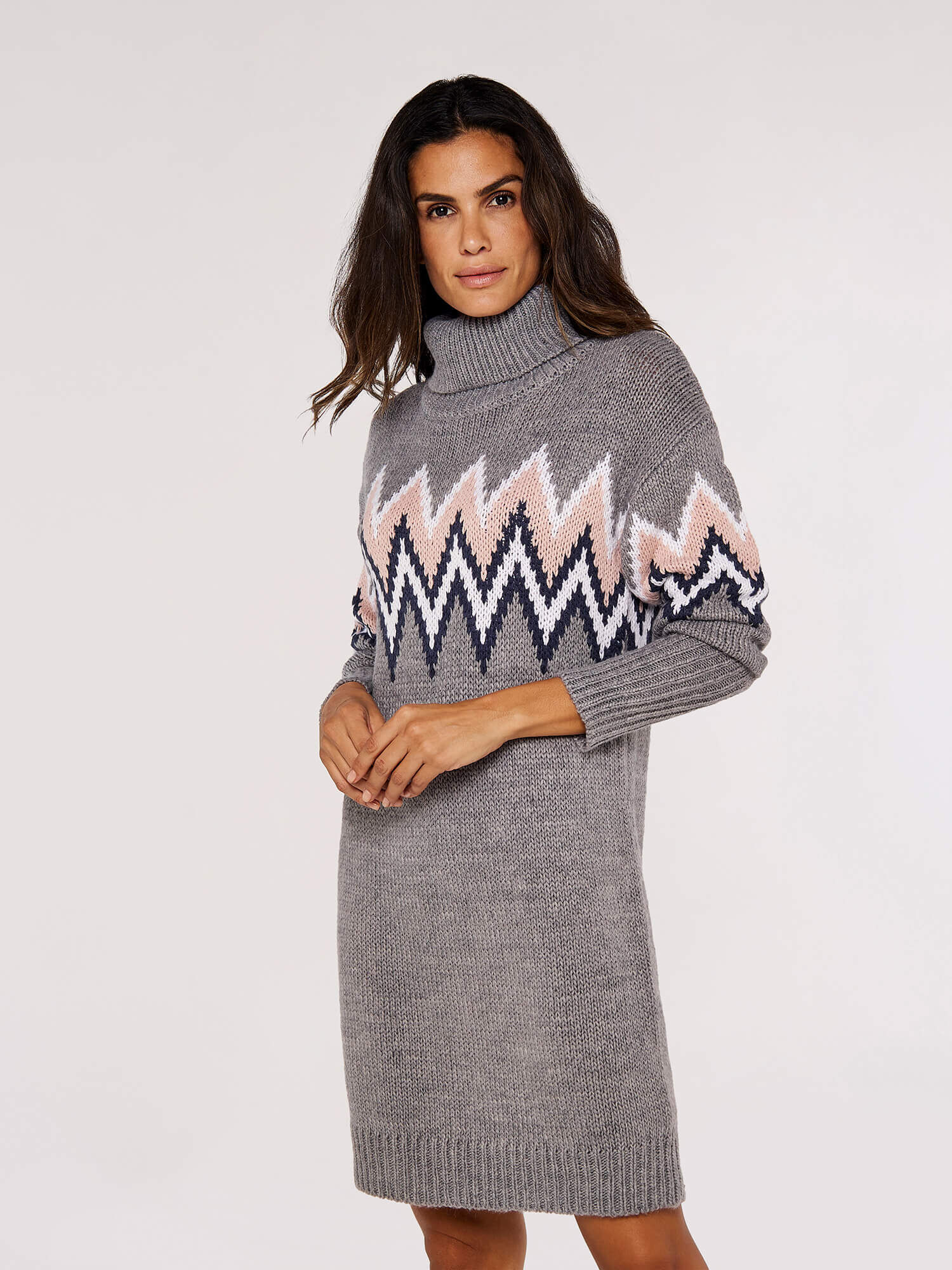 Chevron jumper dress 2025