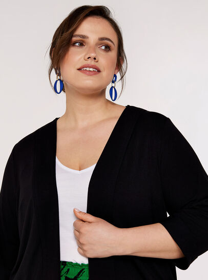 Curve Jersey Tuxedo Blazer