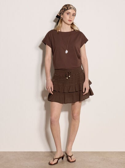 Crochet Tiered Mini Skort