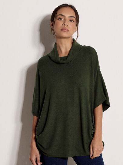 Roll Neck Oversized Top