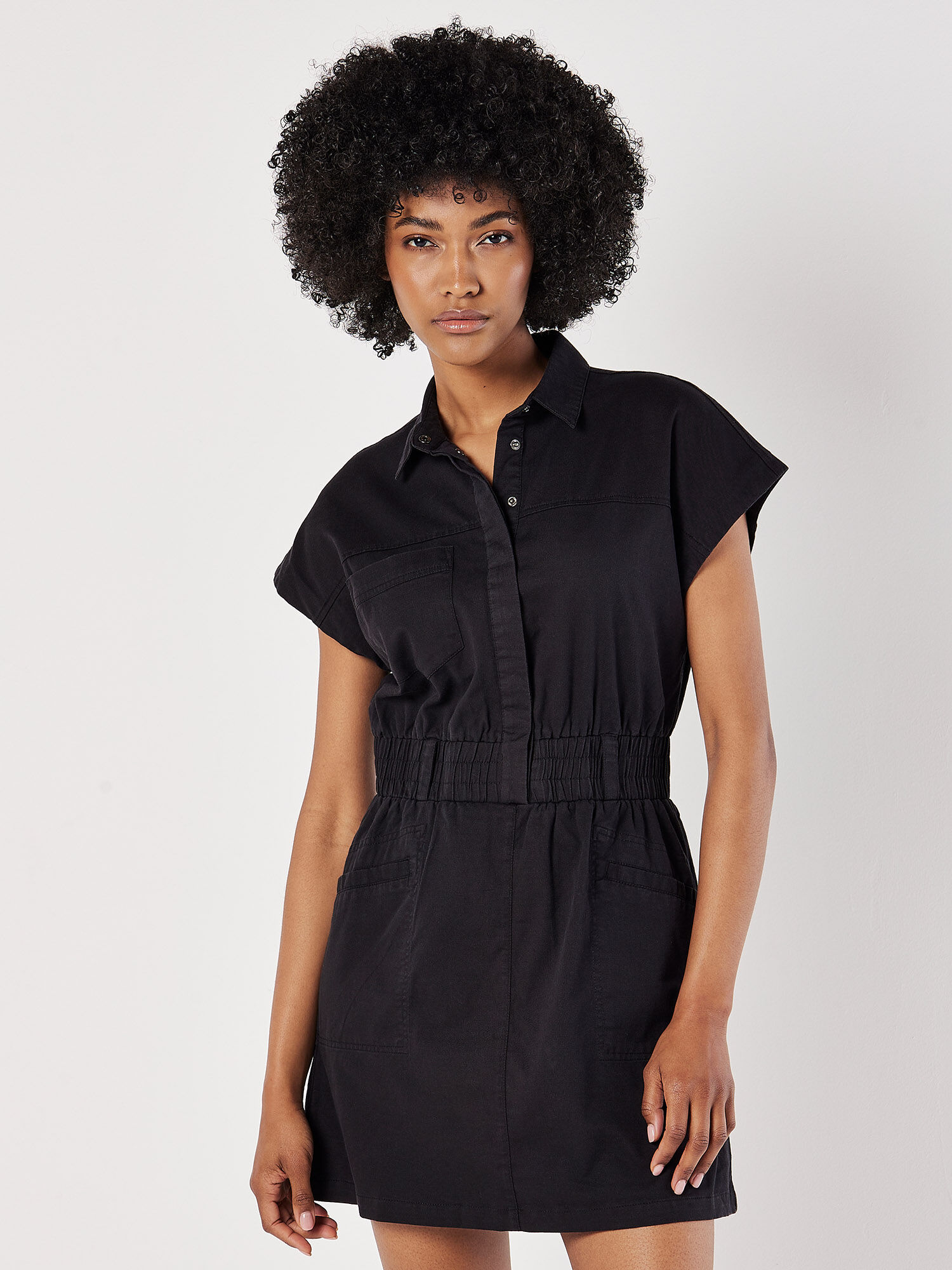Robe courte chemise outlet