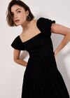Self Check Midi Dress, Black, large
