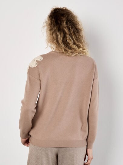 Crochet Daisies Jumper