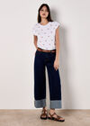 Bow Print T-Shirt, Pink, large