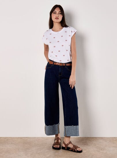 Bow Print T-Shirt