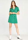 Animal Tuxedo Skort Playsuit, Green, large
