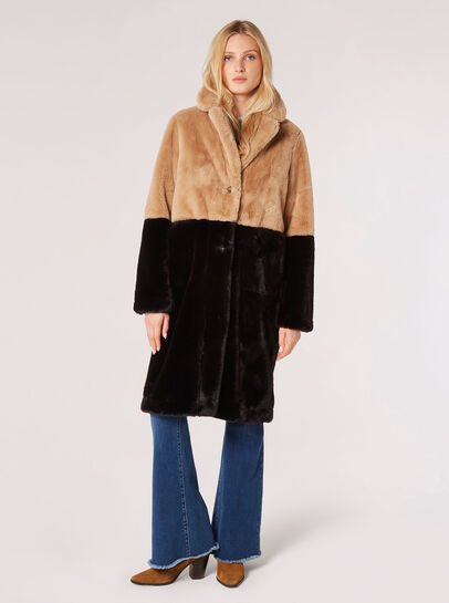 Reversible Suede Fur Coat
