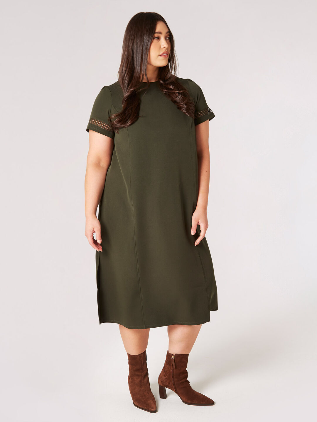 Curve Midi T-Shirt Dress